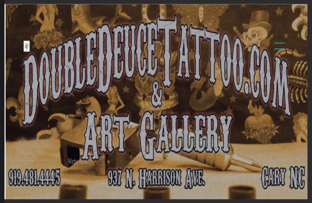 Double Deuce Tattoo and Art Gallery — Tattoo shop in Cary